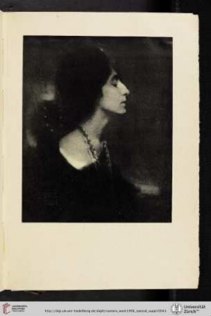 [Eduard J. [Jean] Steichen, XIII. Profile, halftone reproduction]