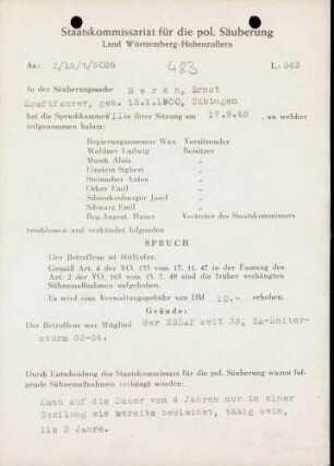 Merkh, Ernst