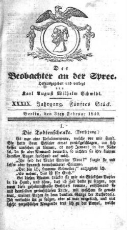 5. Stueck, 3. Februar 1840