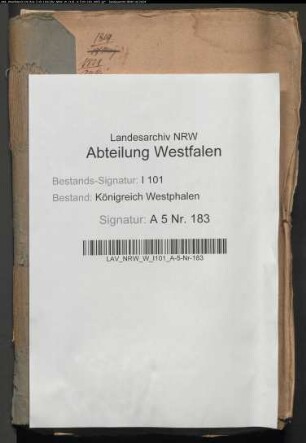 Verwaltung der Krondomäne Wietersheim