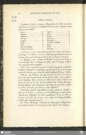 Apercu Général