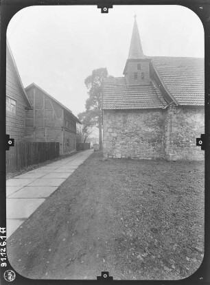 Ellrich. Hospitalkirche St. Spiritus (13. Jh.). Chor von Norden