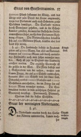 Staat der vereinigten Niederlande.