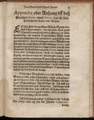 Appendix oder Anhang