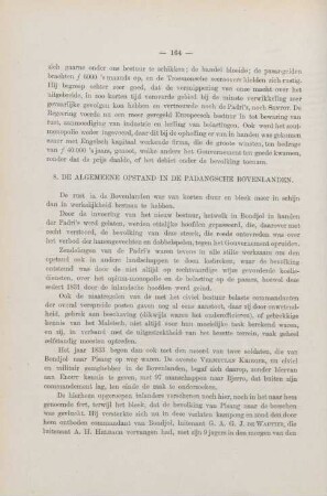 8. De algemeene opstand in de Pandangsche Bovenlanden