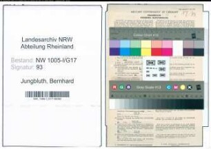 Entnazifizierung Bernhard Jungbluth , geb. 28.10.1893 (Angestellter)