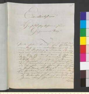 Brief von Martens, Franz Heinrich an Goethe, Johann Wolfgang von