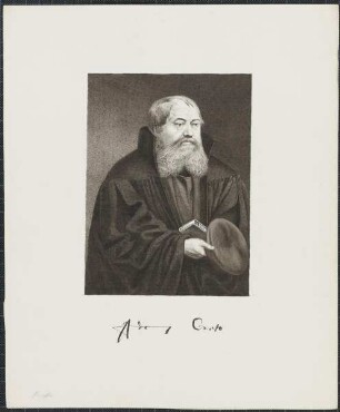 Icones Professorum Marpurgensium — Bildnis des Adam Krafft (1493-1558)