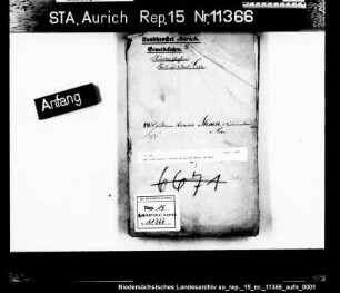 Der Auktionator Johann Heinrich Ihnen in Leer