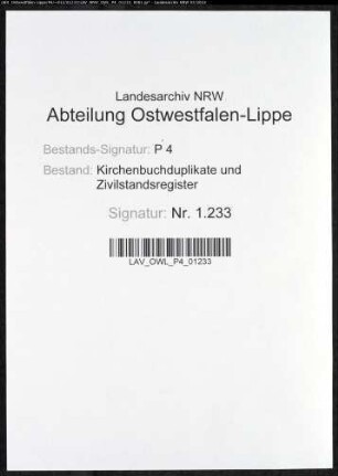 Kirchenbuchduplikat der evangelisch-reformierten Stadtgemeinde Iserlohn (GHT 1873). (Gemeinde: Iserlohn, evangelisch-reformierte Stadtgemeinde)