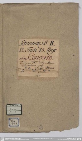 Concertos - Mus.2474-O-3 : vl, strings, bc - C; GraunWV C:XIII:64