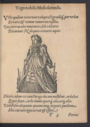 Virgo nobilis Mediolanensis.
