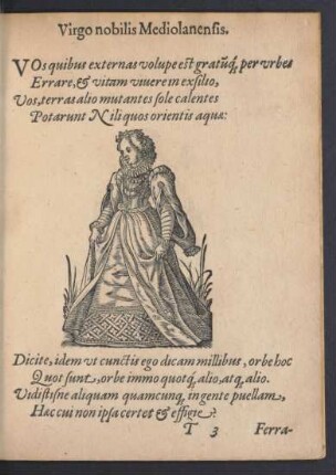 Virgo nobilis Mediolanensis.