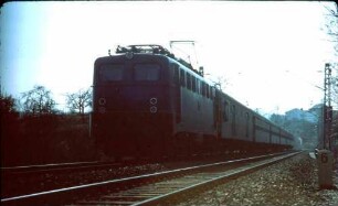 Gäubahn Stuttgart Nord Lok 110189 D386 UIC-X-Gepäckwagen