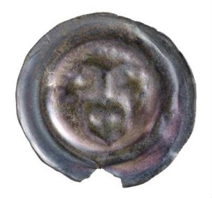 Münze, Brakteat, 2. Hälfte 13. Jh.