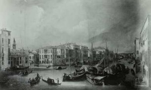 Der Canal Grande in Venedig mit der Rialtobrücke