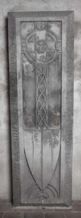 Grabplatte für Ulrich Graf von Wettin, gestorben 1206