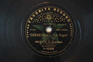 Tannhäuser : Dich, teure Halle / Rich. Wagner