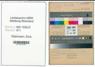 Entnazifizierung Erna Ostermann , geb. 19.11.1909 (Krankenpflegerin)