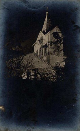 Postkartensammlung Weis mit Ansichten Karlsruhes. Stephanskirche
