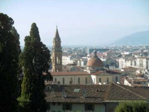 Florenz: Stadtansicht vom Boboli-Garten (Giardino di Boboli)