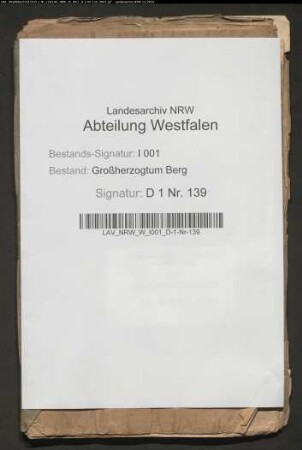 Abnahme des Klosters Rengering pro 1803-1809 nebst Rechnungen und Belege