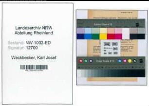 Entnazifizierung Karl Josef Weckbecker, geb. 20.05.1903 (Lehrer)