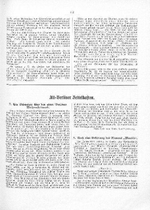 Alt-Berliner Zettelkasten