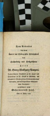 Nachtrag zu Johann von Dalberg