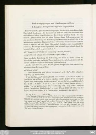 1. Formbezeichnungen für körperliche Eigenschaften