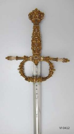 Rapier / Garnitur bestehend aus Rapier und Dolch mit Dolchscheide