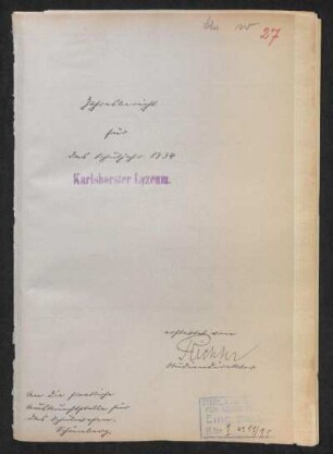 1934/35: Jahresbericht für das Schuljahr ... - 1934/35