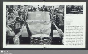 In der Limousine während einer Wahlkampfreise