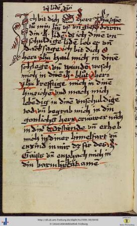 [207v] Christusgebet.