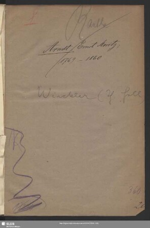 Nr. 352-359. Winkler, Karl Gottfried Theodor = Theodor Hell