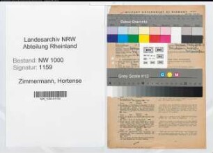 Entnazifizierung Hortense Zimmermann, geb. 03.06.1913 (Dolmetscherin)