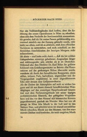 Rückkehr nach Wien