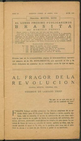 1922006230: Al fragor de la revolucion