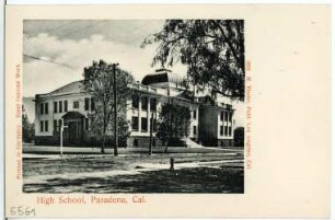 Pasadena. High School, Pasadena, Cal.
