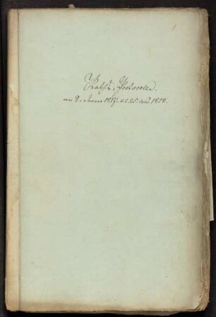 Ratsprotokolle 1817-1818