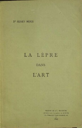 La lèpre dans l'art