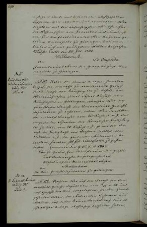 Wiederaufnahmegesuch des Studierenden von Rauschenplat.