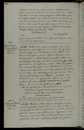 Wiederaufnahmegesuch des Studierenden von Rauschenplat.