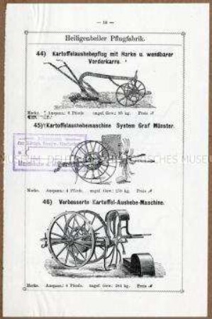 Pflüge der Firma Wermke
