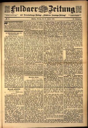 Ausgabe vom Montag, den 28. Januar 1901.