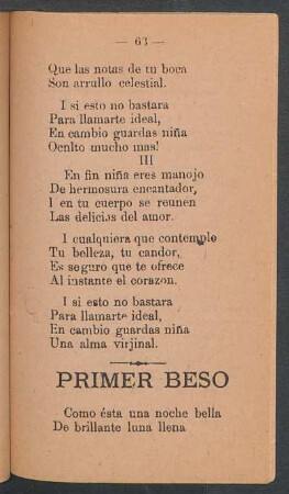 Primer beso