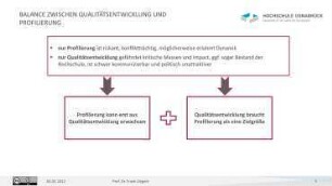 Profilbildung und Strategie