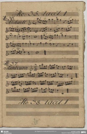 36. Anonymus, Andante, C-Dur