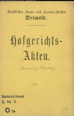 Obermeier zu Brüntrup und Hans Henrich Mertz, Leibzüchter zu Brüntrup - Kontrakt über Aufnahme eines Kapitals