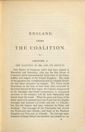 England under the coalition